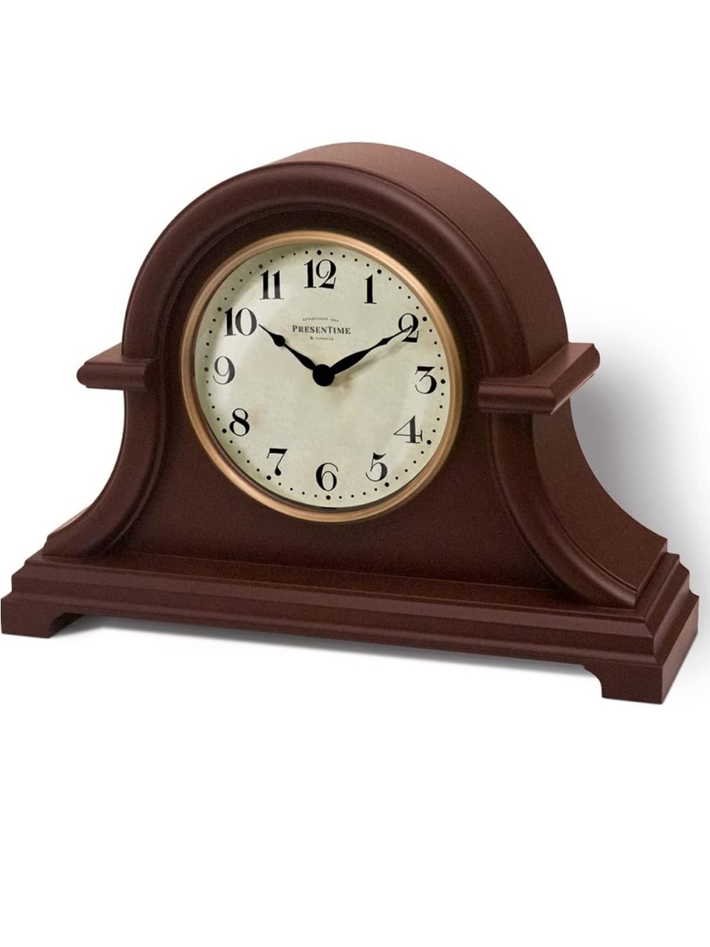 NIB Mantel Clock Vintage Farmhouse Series
Napoleon, Decor, Quartz, Walnut Brown